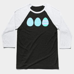 Eggspert Easter Eggs - Decorated Eggs in Purple and Green Baseball T-Shirt